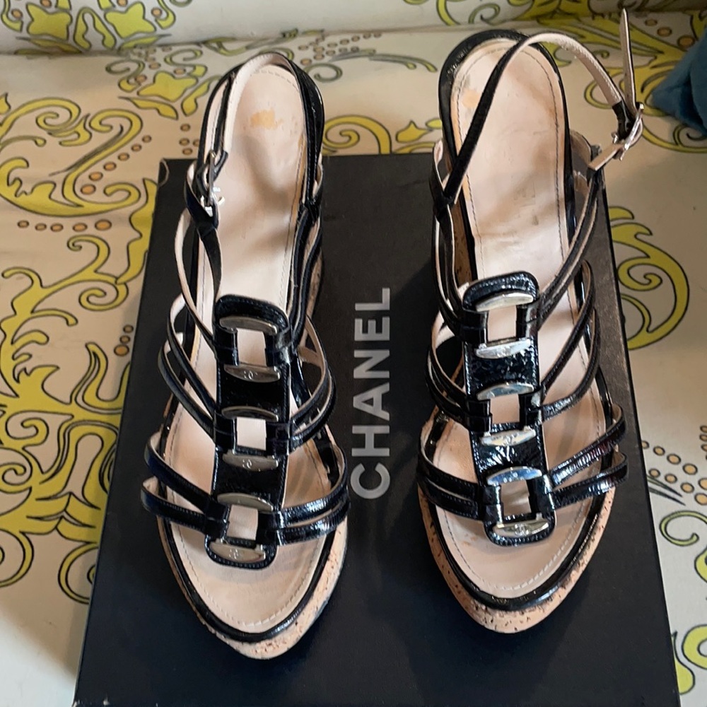 Chanel Cork Wedge